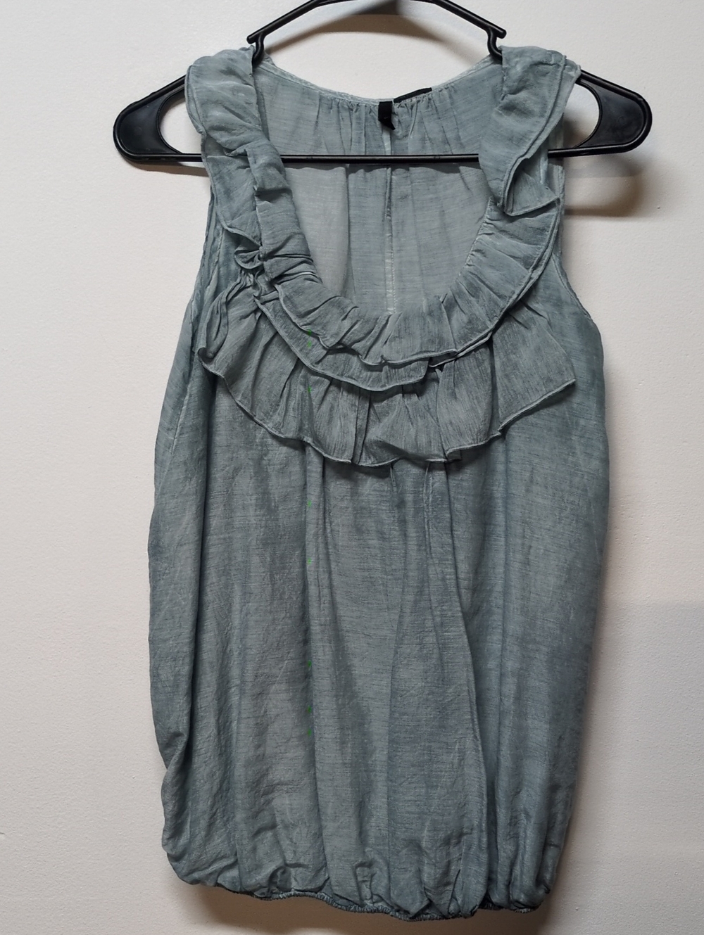 Benetton Light Blue Sleeveless Top, Size S